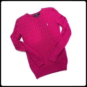 Ralph Lauren Crew neck cable sweater